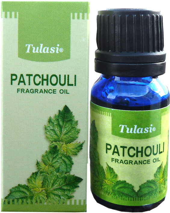 Huile parfumée tulasi patchouli 10mL x 12